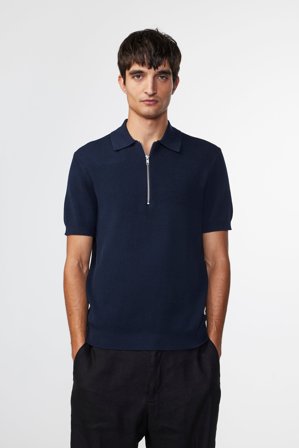 NN.07 Hansie 6600 Polo Male Blue Organic Cotton