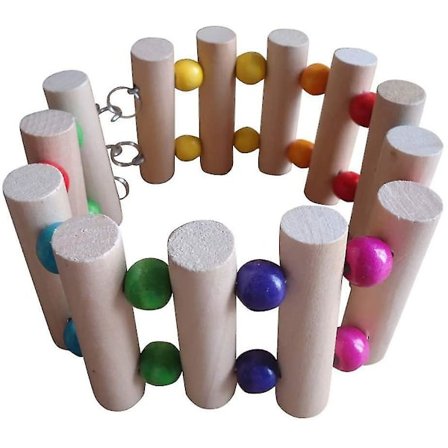 Træbro til Mus, Rotter, Hamster, Papegøjer, Fugle, Kæledyr