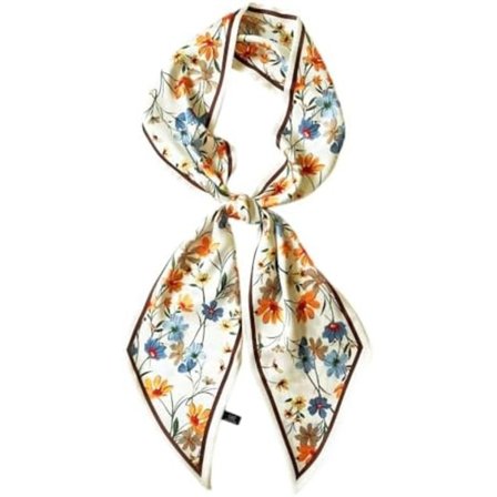 Silkehovedtørklæde til hår, modehovedtørklæde til kvinder, let halstørklæde