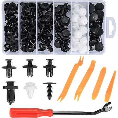 100 st Bilkaross Trim Clips, Bilfästen, Universal Bil Auto Trim Clips Gåva