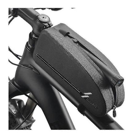 Cykelramväska, Vattentät cykelväska för Mountainbike, Landsvägscykel, BMX-cykel, Cykeltillbehör (svart)