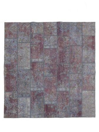 Alfombra Patchwork 210X218 Cuadrada (Lana, )