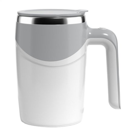 Automatisk magnetisk omrörningsmugg, självrörande kaffekopp, tillverkad av högkvalitativa material, 380 ml uppladdningsbar automatisk omrörningsmugg.