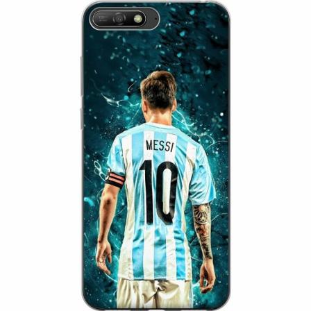 Huawei Y6 (2018) Genomskinligt Skal Messi