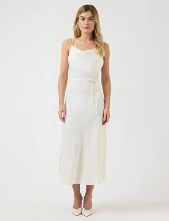 YAS Yasthea Strap Long Dress S. Noos - White - 34