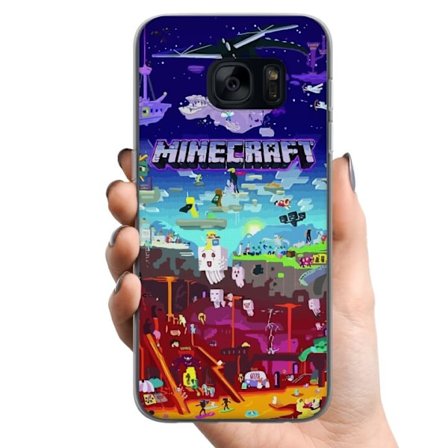 Yhteensopiva Puhelinkuori Samsung Galaxy S7 MineCraft