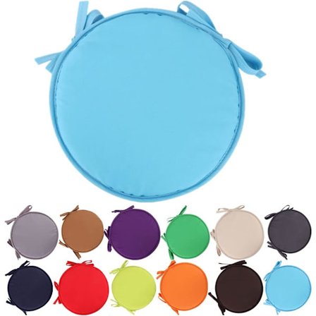 Farverige indendørs/udendørs stol hynder runde sædehynder have terrasse hjem hynder - diameter 30cm/38cm, terrasse møbler hynde betræk, runde se