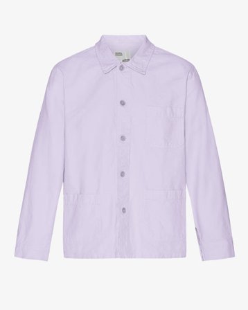 Organic Workwear Jacket - Soft Lavender - Male - XS