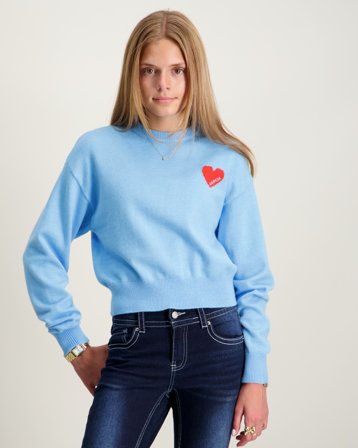 Garcia Girls pullover Niebieski Swetry Dziewczyna - Kids Brand Store