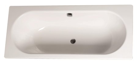 Gustavsberg GB2116030100 Duobadkar med bottenventil, 700x1600 mm, Badrum