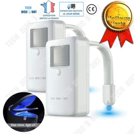 Toalettlampa - TEKNIKRABBAT - 16 Färger - Desinfektion - Induktion - Vattentät