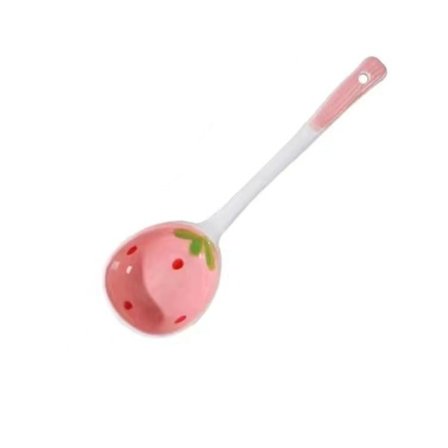 Jordbærskje Kokeskje med lang håndtak