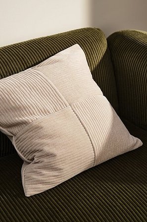 Jotex - Kussenhoes 50x50 Cm Natuurlijk Wit natuurlijk wit - OPRAH - Koop Sierkussens & hoezen bij Jotex