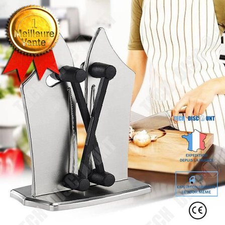 TD Hårdmetall Sliber Professionel Knive Køkken Ventilator Affald Stål Holdbar Hurtig Effektiv