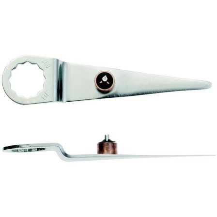 Fein 63903097018 Vinduskniv fast dybdeanslag, Z-bøying, 2-pakning 125 x 58 mm, Maskintilbehør & forbruk