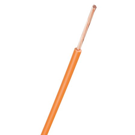 Nexans FQ Easy Installasjonskabel H07Z1-R, 450/750 V 1 x 1,5 mm², oransje, Stikkontakter & kabler