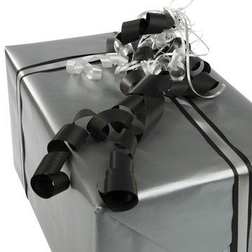 GAVEPAPIR SØLV BLANK