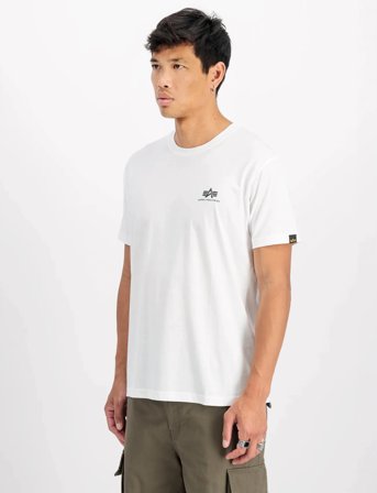 Alpha Industries Basic T-Shirt Sl 2 Pack - White - L