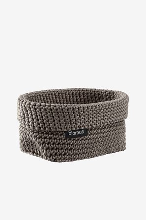 Blomus - Tekstiilikori Tela Medium - Beige - Piensäilytys - - Homeroom