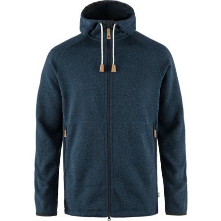 Fjällräven Övik Fleece Hættetrøje XS - male - Navy - Fleece