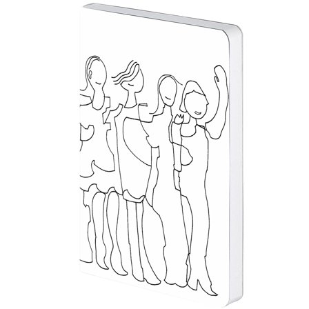Notebook Graphic S - Friends by Myriam Beltz