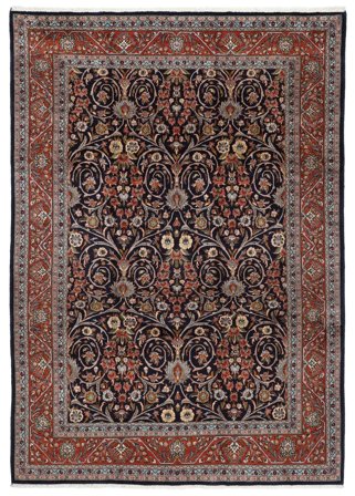 Hand Knotted Persian Sarouk Rug 251X353