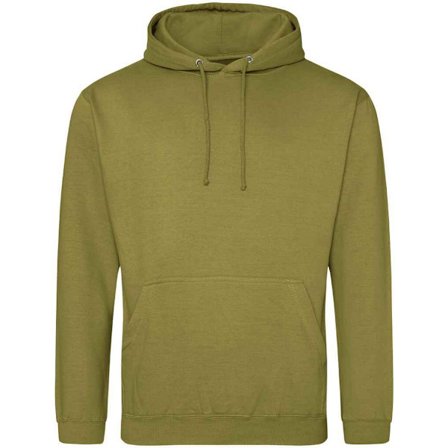 Awdis Unisex College Huvtröja / Hoodie XXL Khakigrön