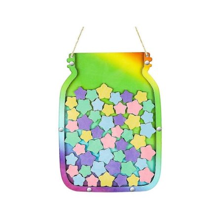 Belønningskrukker for klasserom for barn og småbarn, stjernekrukke belønningssystem, positivt belønningssystem for klasserom