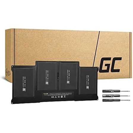 Green Cell A1405 A1496 A1377 Batteri til Apple MacBook Air 13 A1369 A1466 (2010, 2011, 2012, 2013, 2014, 2015, 2017) (47Wh 7.6V)