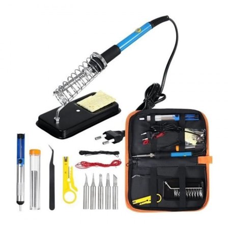 Juottopää 60W juottopiste säädettävä lämpötila ja laukku 15