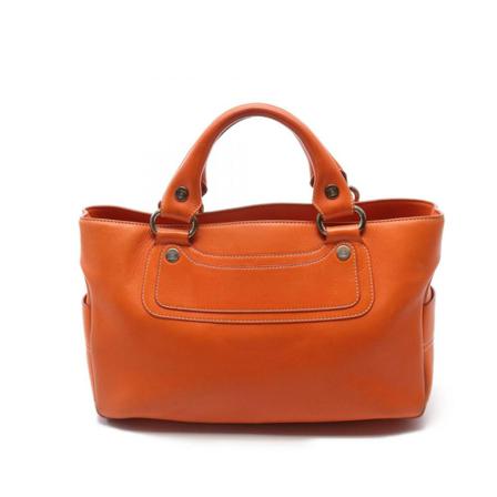 Celine Vintage Tass , Oranje , Dames , Maat: ONE Size Vintage Tassen