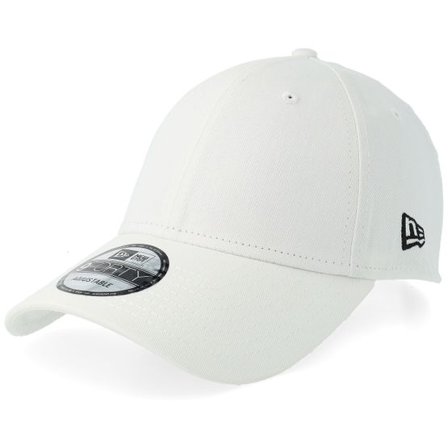 New Era - Vit adjustable Keps - Basic White 9FORTY Adjustable @ Hatstore