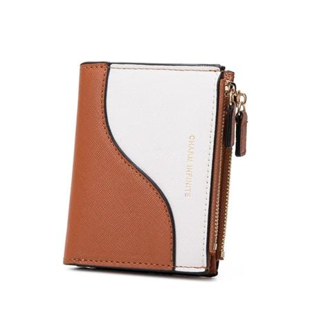 Uusi muoti naisten kukkaro (ruskea ja valkoinen),