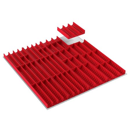 Treston 83791100 Skuffeinnredning kombinasjon R, verktøybrett 33+45 mm, avdeler, Garasjeinnredning & oppbevaring