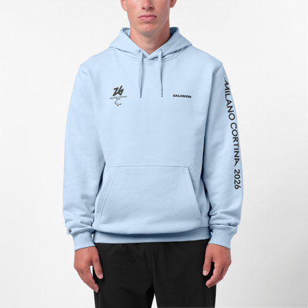 Salomon - Midlayer Gold Paralympic Hoodie - Clear SKY