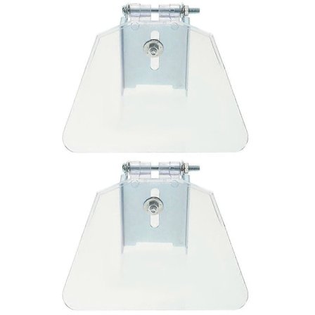 2 stk. Bænksliber Beskyttelsesskærm Udskiftning Bænksliber Øjenskærm Sliber Tilbehør Skruer Inkluderet (FMY)