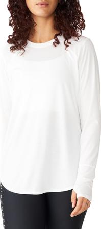 Röhnisch Women's Clara Loose Long Sleeve Women long-sleeved training tops White M