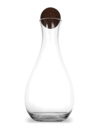 Sagaform Nature Wine Carafe With Cork Stopper - Nude - ONE SIZE x 14.5