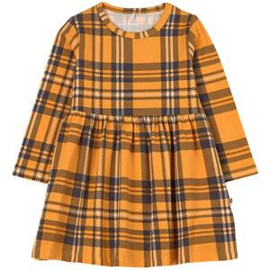 Mini Rodini Yellow Checked Dress 140/146 cm - Dresses - 140/146 cm - Yellow