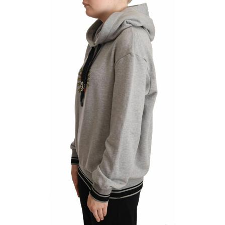 Dolce & Gabbana, Hoodies Grijs, Dames, Maat:S