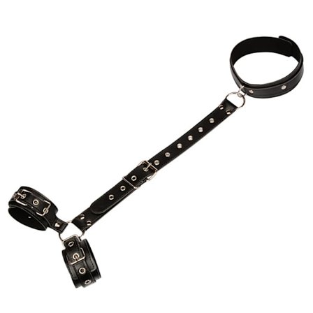 FBHSECL Læder Sex Bondage Sæt Voksen Produkter Sexlegetøj til Kvinder Voksen Spil Slave Erotiske Restriktioner Hals Colar Håndjern