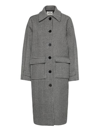 Bonded Wool Jamili Coat Grey Mads Nørgaard