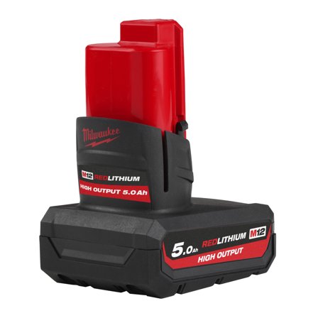 Milwaukee M12 HB5 Batteri 5.0Ah, Maskintilbehør & forbruk