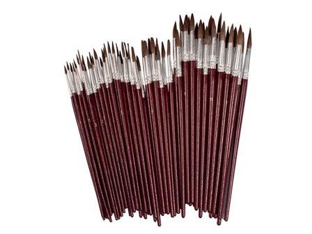 PLAYBOX Akvarellpenselset 72/fp - Lyreco - Skola och förskola - Målarfärg och tillbehör - Penslar