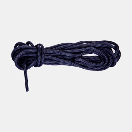 Fortøjningsreb med splejset øje PolyRopes Flexline, flettet polyester, Ø14 mm, 10 meter, marineblå