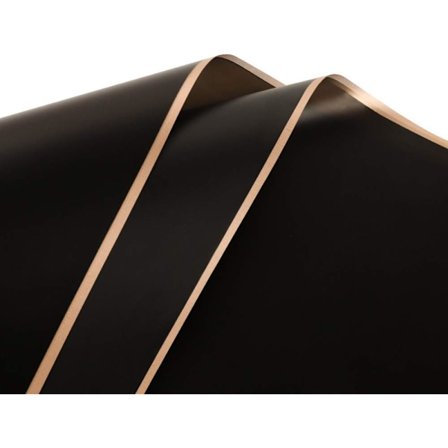 20 ark dubbelsidigt vattentätt presentpapper för färsk blombukett 58 cm (svart och penna)