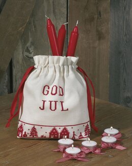 Broderipakke Julesekk God jul - Permin