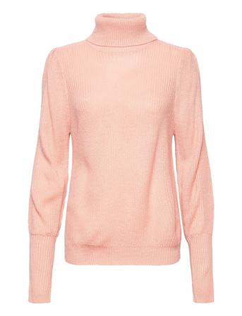 Vilou New Rollneck L/S Knit Top/Vol Pink Vila