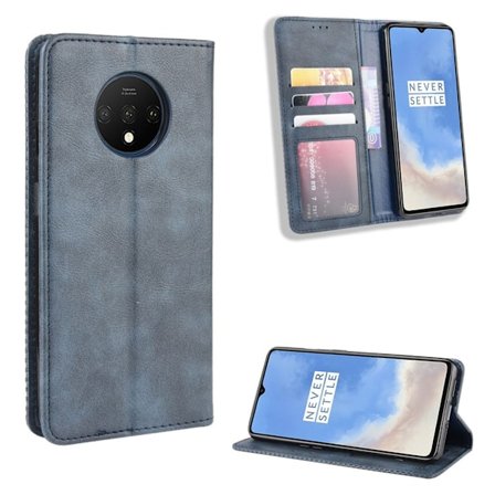 Bofink Vintage OnePlus 7T leather kotelot - Sininen