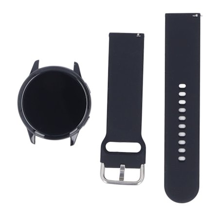 Vattentät Fitness Smartwatch Rund Utomhussport Tracker för Män Kvinnor med Samtalsfunktion